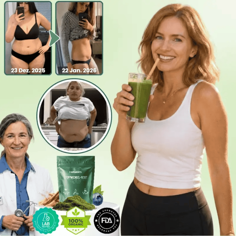 HerbaSlim™ Stoffwechsel-Reset |   Bis zu 10 kg Gewichtsverlust pro   Monat mit einer 100 %   pflanzlichen Matcha-Formel – ohne Nebenwirkungen