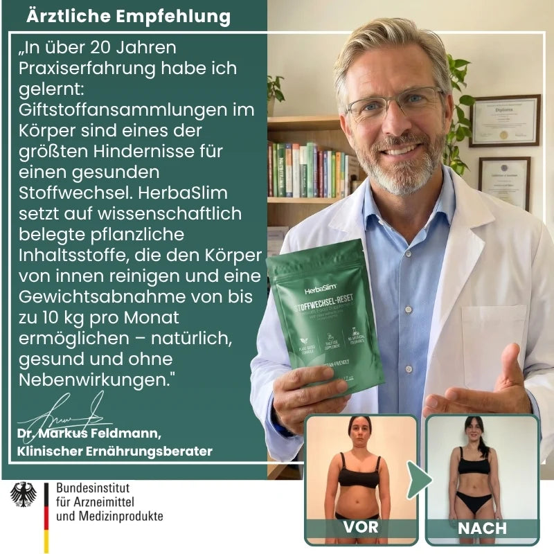 HerbaSlim™ Stoffwechsel-Reset |   Bis zu 10 kg Gewichtsverlust pro   Monat mit einer 100 %   pflanzlichen Matcha-Formel – ohne Nebenwirkungen