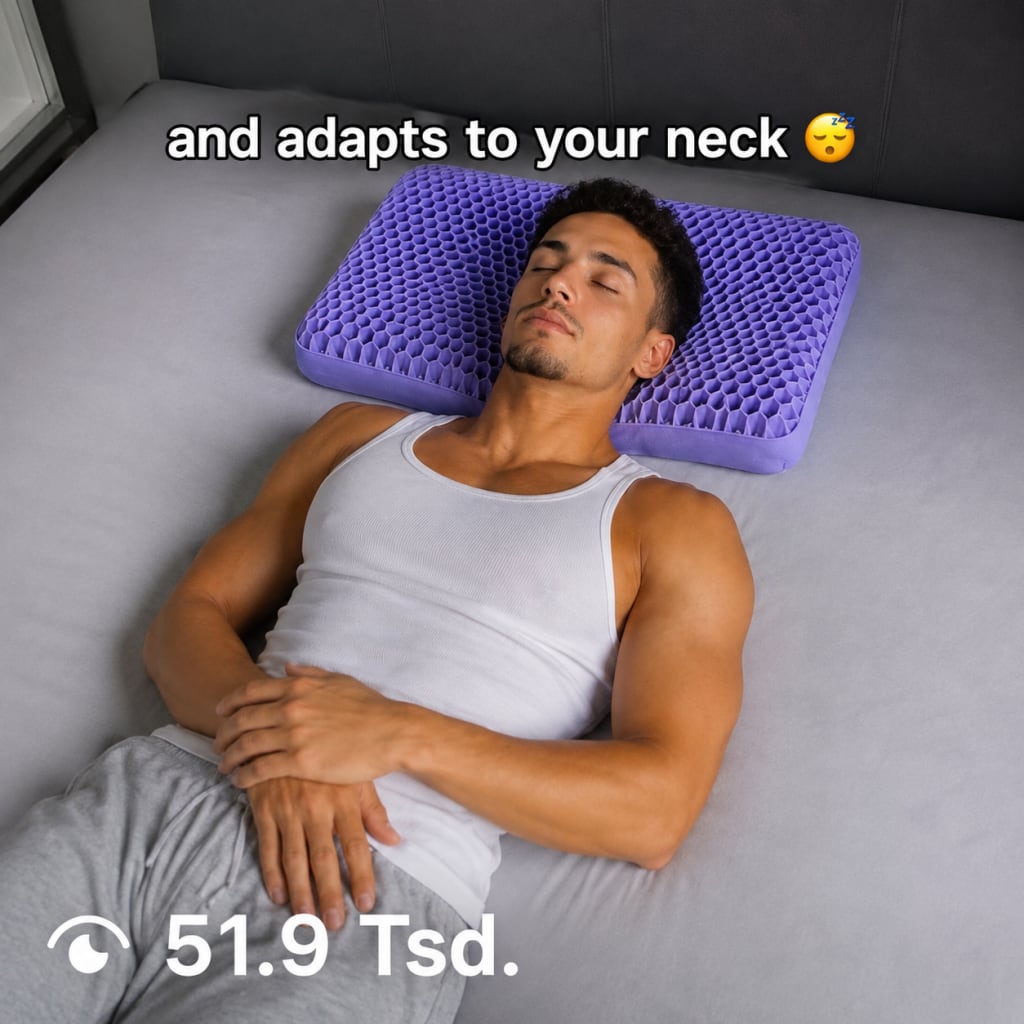 SoleFix™ Ergonomic Cooling Pillow