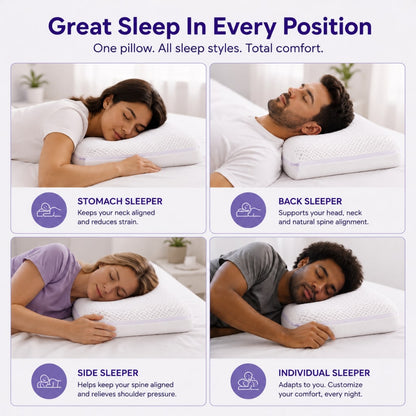 SoleFix™ Ergonomic Cooling Pillow